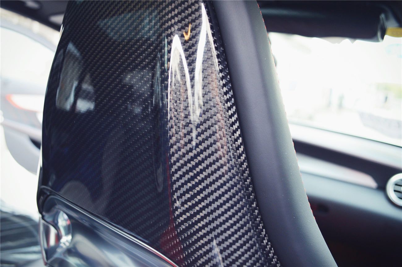 DarwinPRO 2015-2018 Mercedes Benz C63 S CLA45 AMG Sedan Carbon Fiber Seat-back Cover