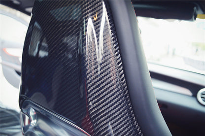 DarwinPRO 2015-2018 Mercedes Benz C63 S CLA45 AMG Sedan Carbon Fiber Seat-back Cover