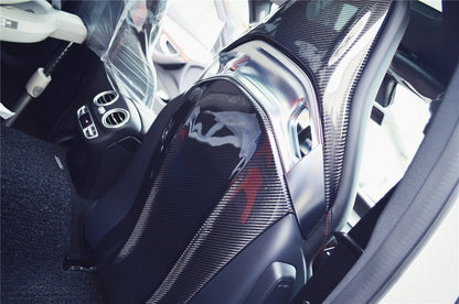 DarwinPRO 2015-2018 Mercedes Benz C63 S CLA45 AMG Sedan Carbon Fiber Seat-back Cover