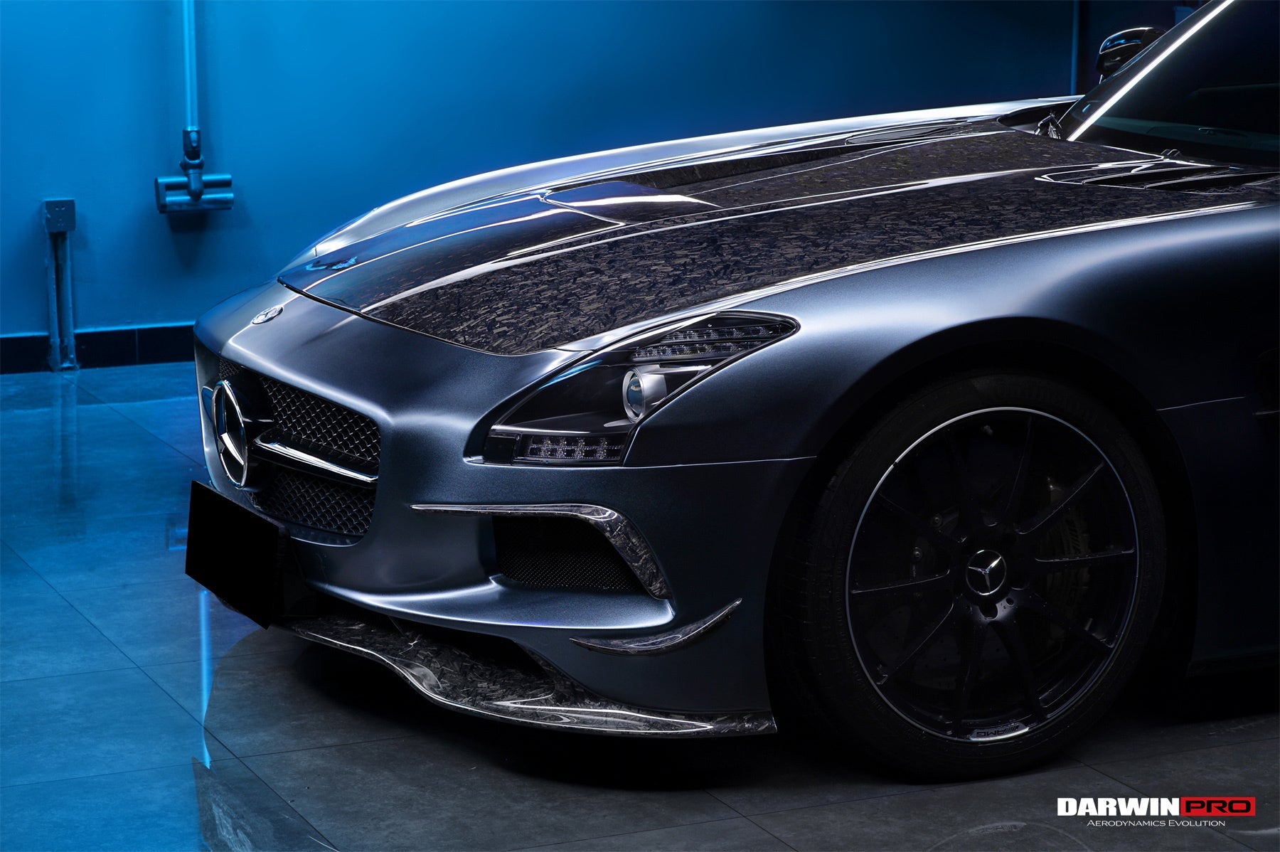 DarwinPRO 2010-2015 Mercedes Benz W197 SLS AMG BKSS Style Full Body Kit (Not Wide Kit)