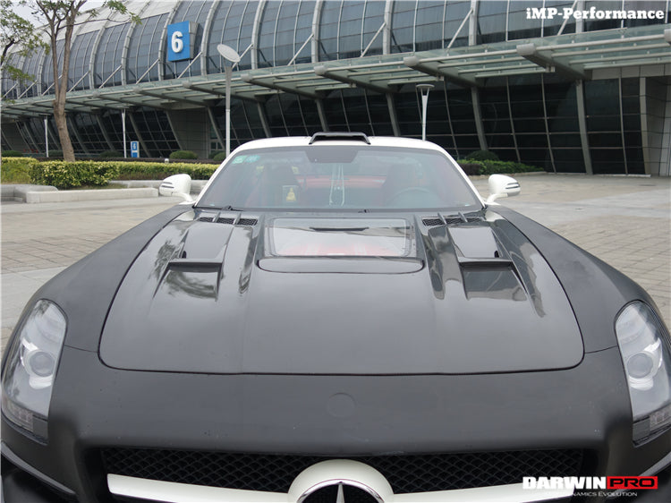 DarwinPRO 2010-2015 Mercedes Benz W197 SLS AMG IMP Performance Carbon Fiber Hood