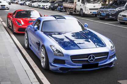 DarwinPRO 2010-2015 Mercedes Benz W197 SLS AMG BKSS Style Carbon Fiber Hood