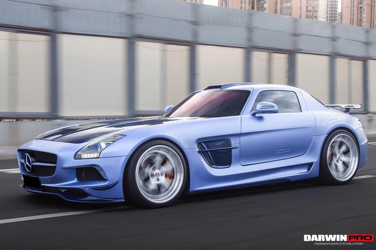 Faldones laterales y guardabarros DarwinPRO 2010-2015 Mercedes Benz W197 SLS AMG estilo BKSS