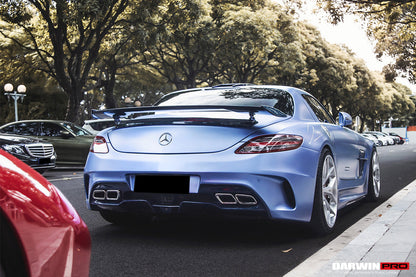 Alerón de maletero de fibra de carbono DarwinPRO para Mercedes Benz W197 SLS AMG BKSS (2010-2015)