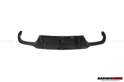 DarwinPRO 2012-2014 Mercedes Benz W204 C Class & C63 AMG Carbon Fiber Rear Lip Diffuser