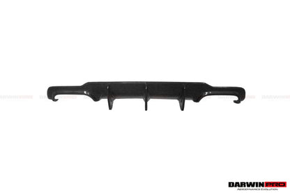 DarwinPRO 2012-2014 Mercedes Benz W204 C Class & C63 AMG Carbon Fiber Rear Lip Diffuser