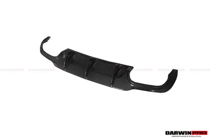 DarwinPRO 2012-2014 Mercedes Benz W204 C Class & C63 AMG Carbon Fiber Rear Lip Diffuser