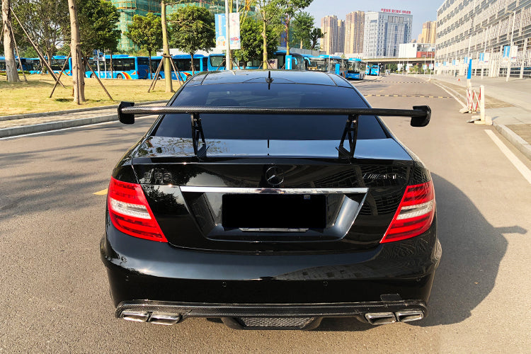 DarwinPRO Mercedes Benz W204 C Class  C63 AMG Coupe BKSS Style Carbon Fiber Trunk Spoiler