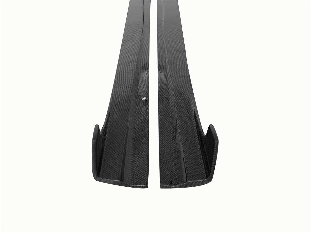 DarwinPRO 2012-2014 Mercedes Benz W204 C Class Coupe DP Style Carbon Fiber Side Skirts Under Board