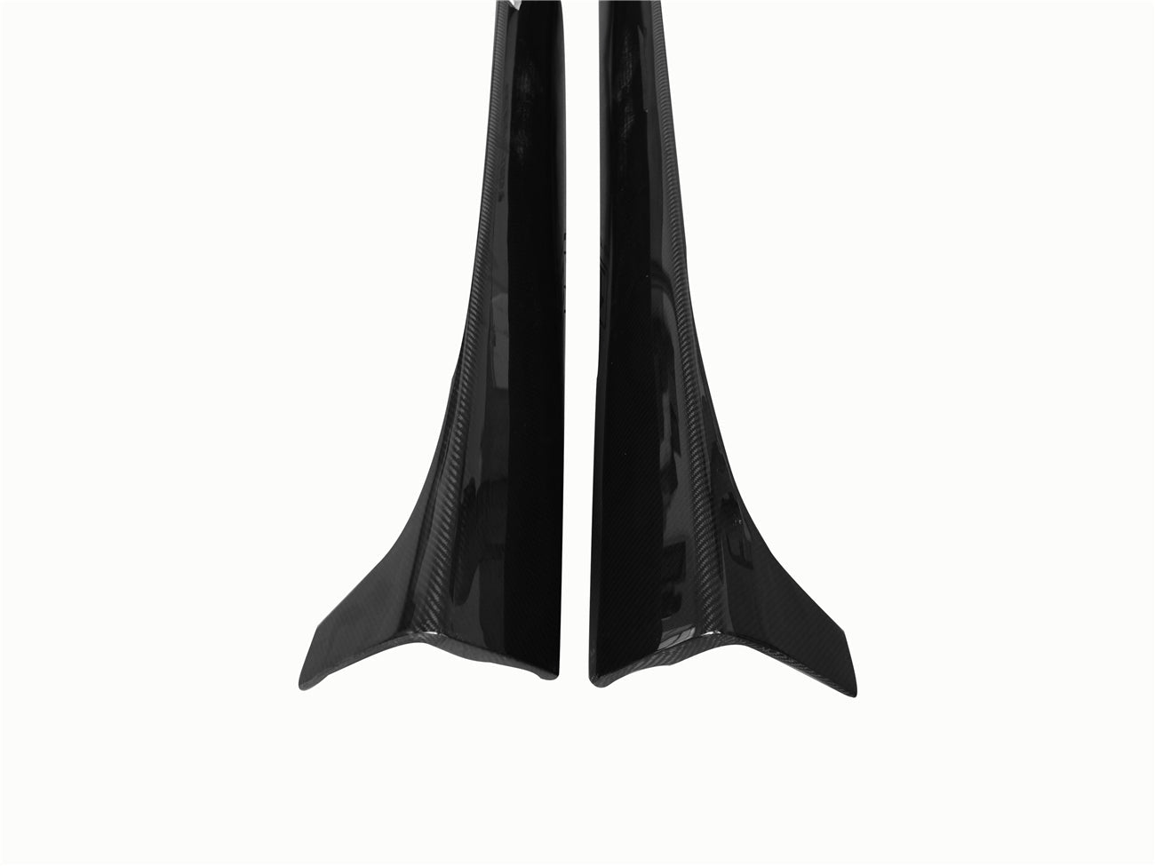 DarwinPRO 2012-2014 Mercedes Benz W204 C Class Coupe DP Style Carbon Fiber Side Skirts Under Board