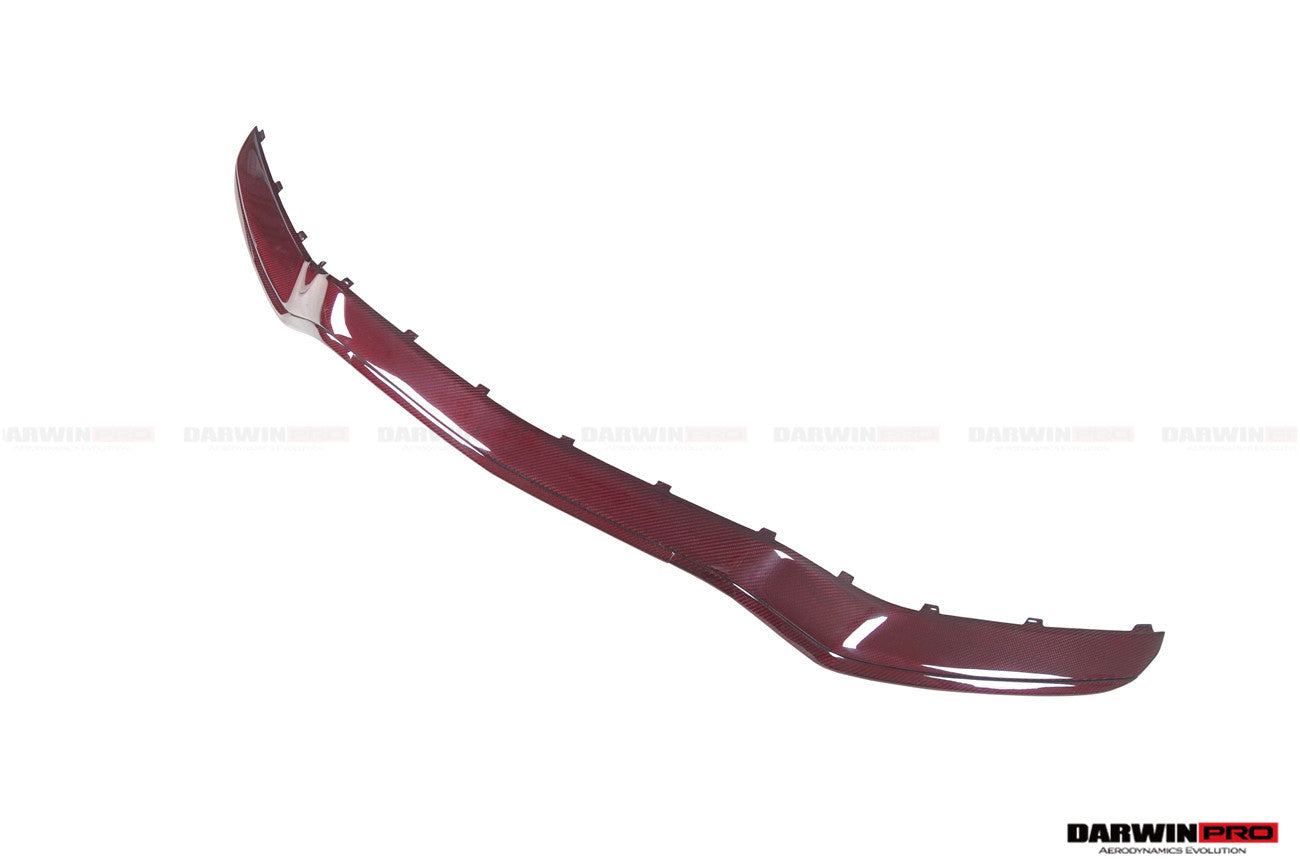 DarwinPRO 2015-2023 Mercedes Benz W205 C63 S AMG Carbon Fiber Front Bumper Trim Set (4pcs)