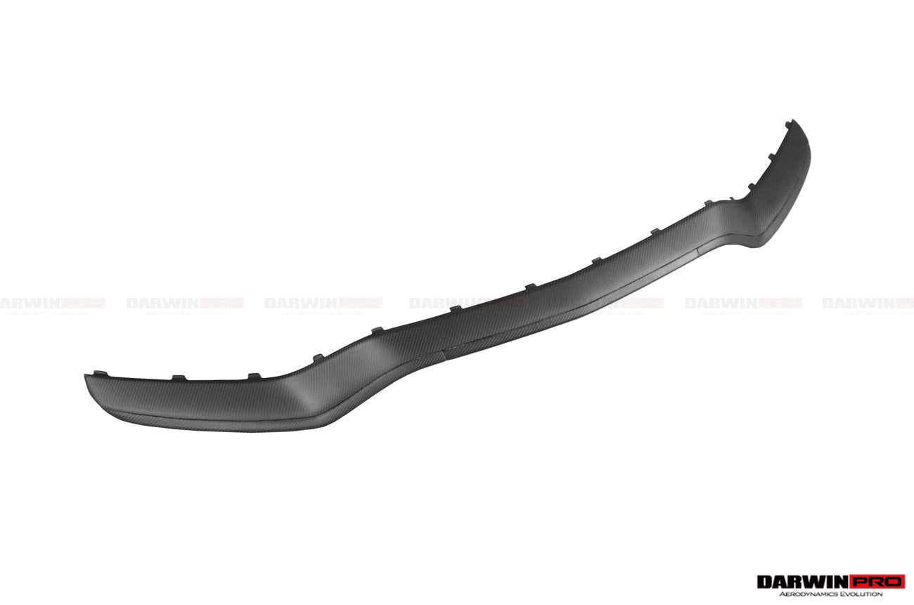 DarwinPRO 2015-2023 Mercedes Benz W205 C63 S AMG Carbon Fiber Front Bumper Trim Set (4pcs)