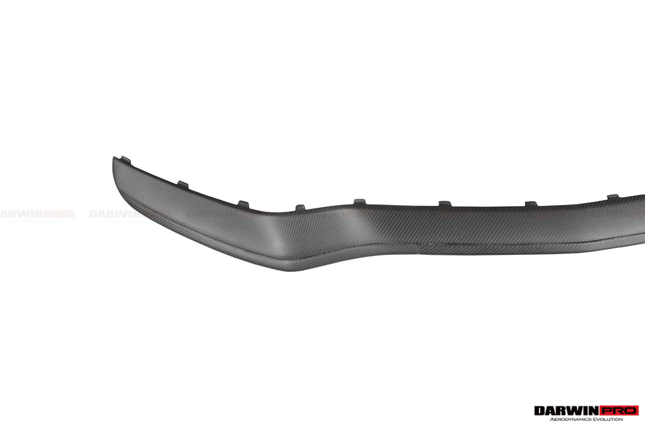 DarwinPRO 2015-2023 Mercedes Benz W205 C63 S AMG Carbon Fiber Front Bumper Trim Set (4pcs)