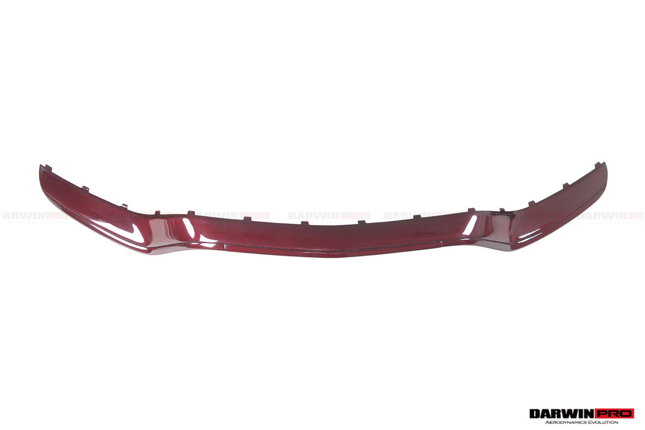 DarwinPRO 2015-2023 Mercedes Benz W205 C63 S AMG Carbon Fiber Front Bumper Trim Set (4pcs)