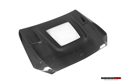 Capó de fibra de carbono parcial DarwinPRO para Mercedes Benz W205 C63 y S AMG IMP Performance (2015-2021)
