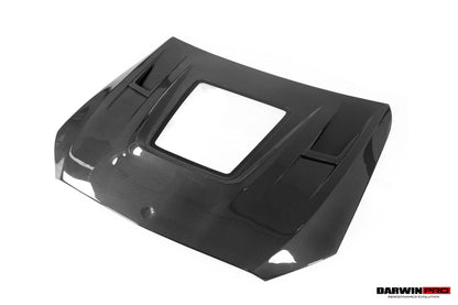 Capó de fibra de carbono parcial DarwinPRO para Mercedes Benz W205 C63 y S AMG IMP Performance (2015-2021)