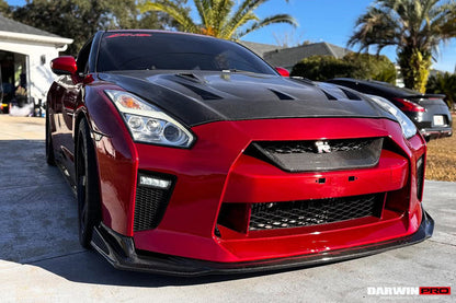 DarwinPRO BKSSII Style Carbon Fiber Hood | 2008-2023 Nissan GTR R35