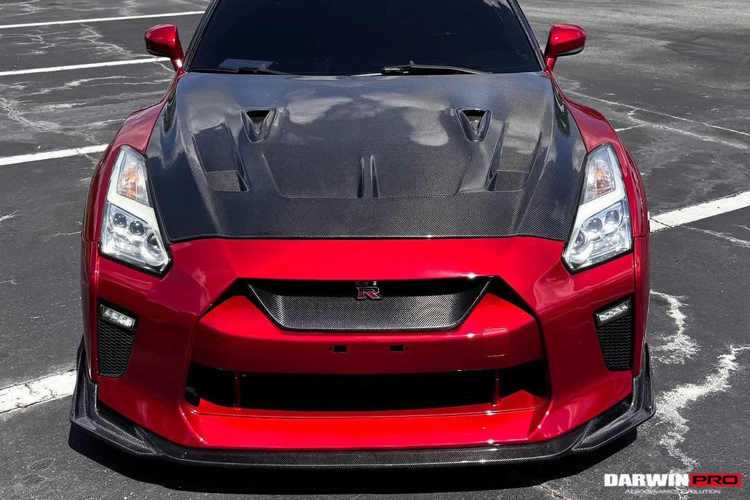 DarwinPRO BKSSII Style Carbon Fiber Hood | 2008-2023 Nissan GTR R35