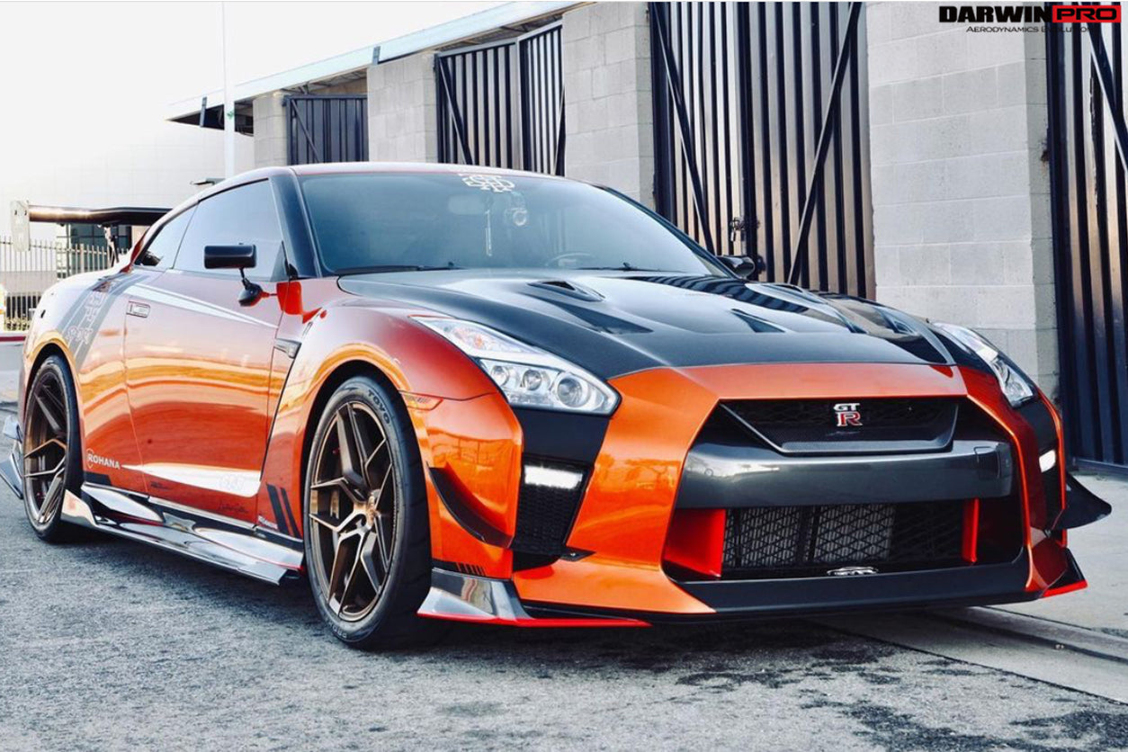 DarwinPRO BKSSII Style Carbon Fiber Hood | 2008-2023 Nissan GTR R35
