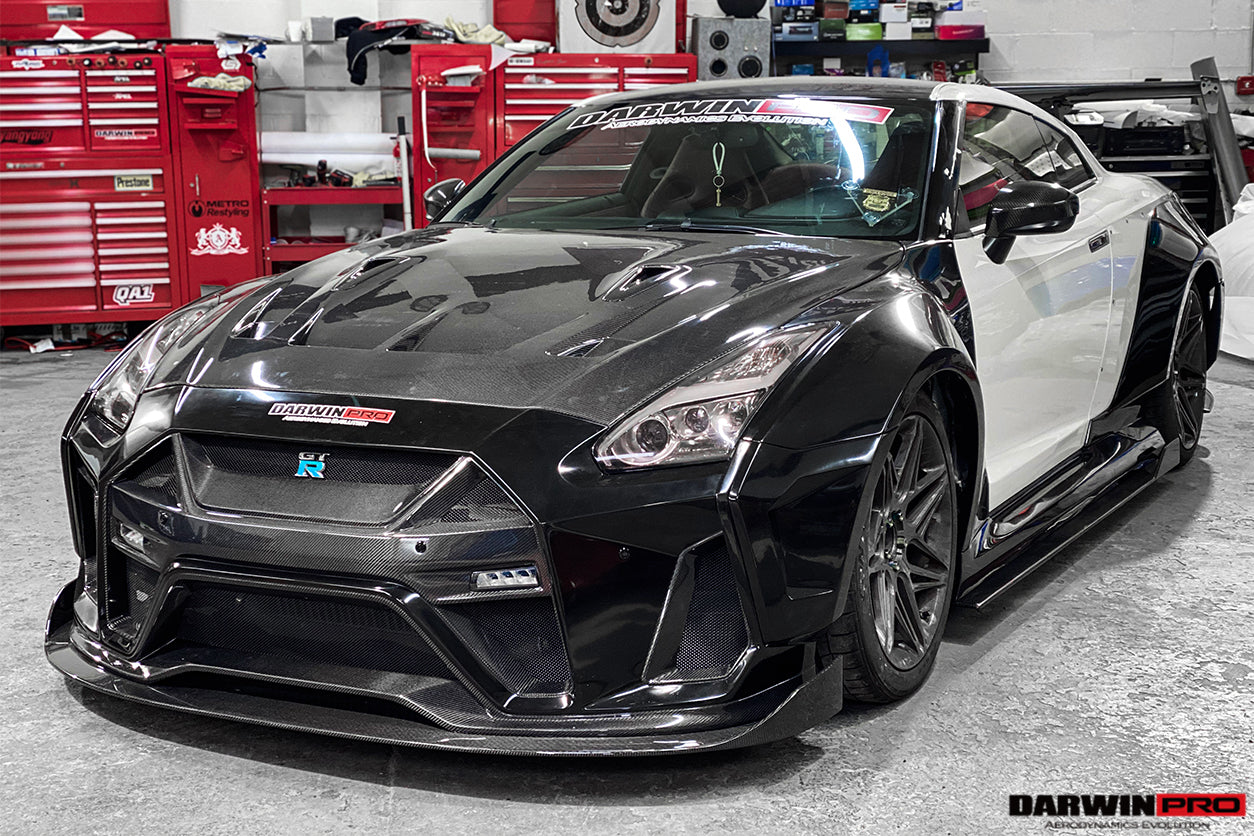 DarwinPRO BKSSII Style Carbon Fiber Hood | 2008-2023 Nissan GTR R35