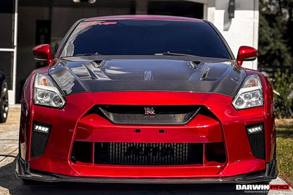 DarwinPRO BKSSII Style Carbon Fiber Hood | 2008-2023 Nissan GTR R35