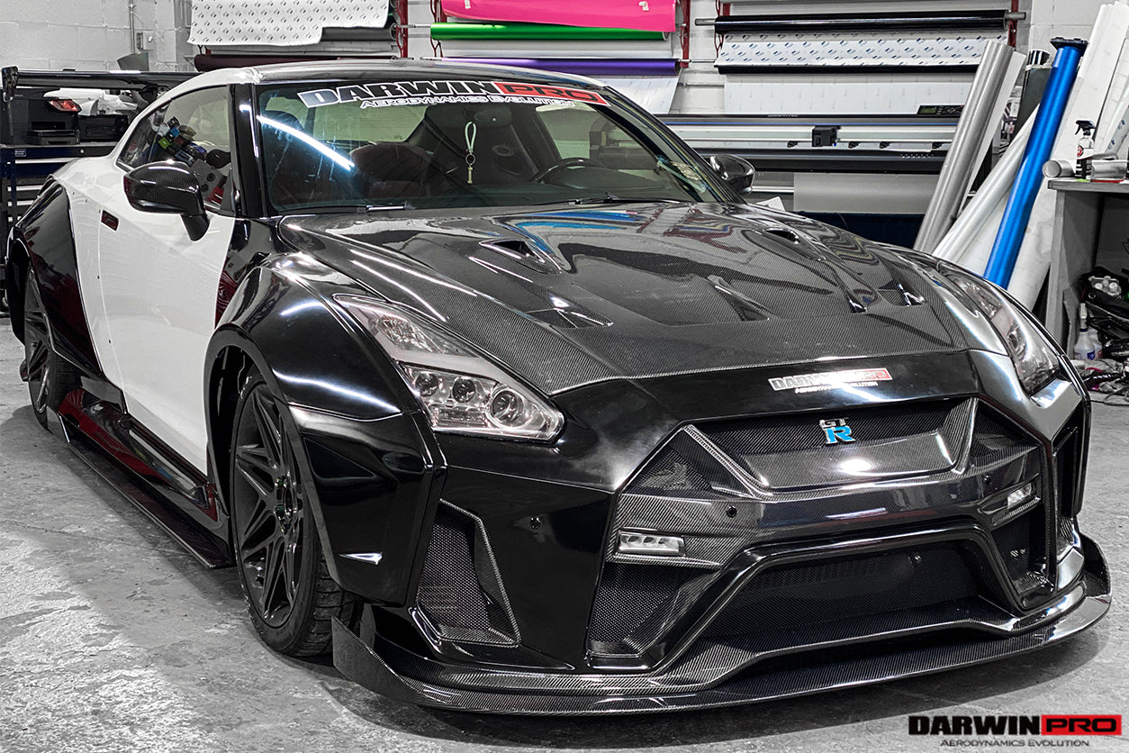 DarwinPRO BKSSII Style Carbon Fiber Hood | 2008-2023 Nissan GTR R35