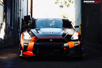DarwinPRO BKSSII Style Carbon Fiber Hood | 2008-2023 Nissan GTR R35