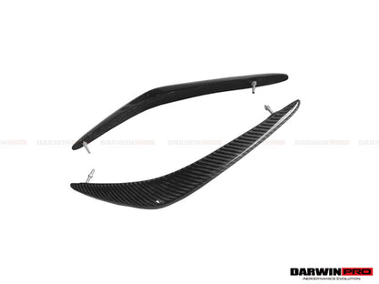 DarwinPRO Carbon Fiber Front Canards | 2008-2011 Nissan GTR R35