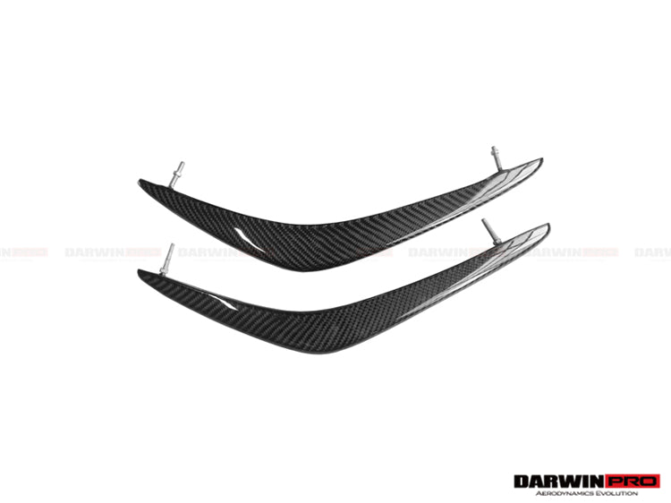 DarwinPRO Carbon Fiber Front Canards | 2008-2011 Nissan GTR R35