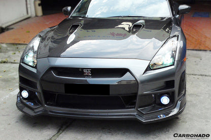 Capó de fibra de carbono estilo BSE de DarwinPRO | Nissan GTR R35 2008-2016