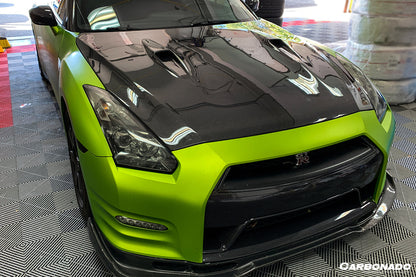 Capó de fibra de carbono estilo BSE de DarwinPRO | Nissan GTR R35 2008-2016
