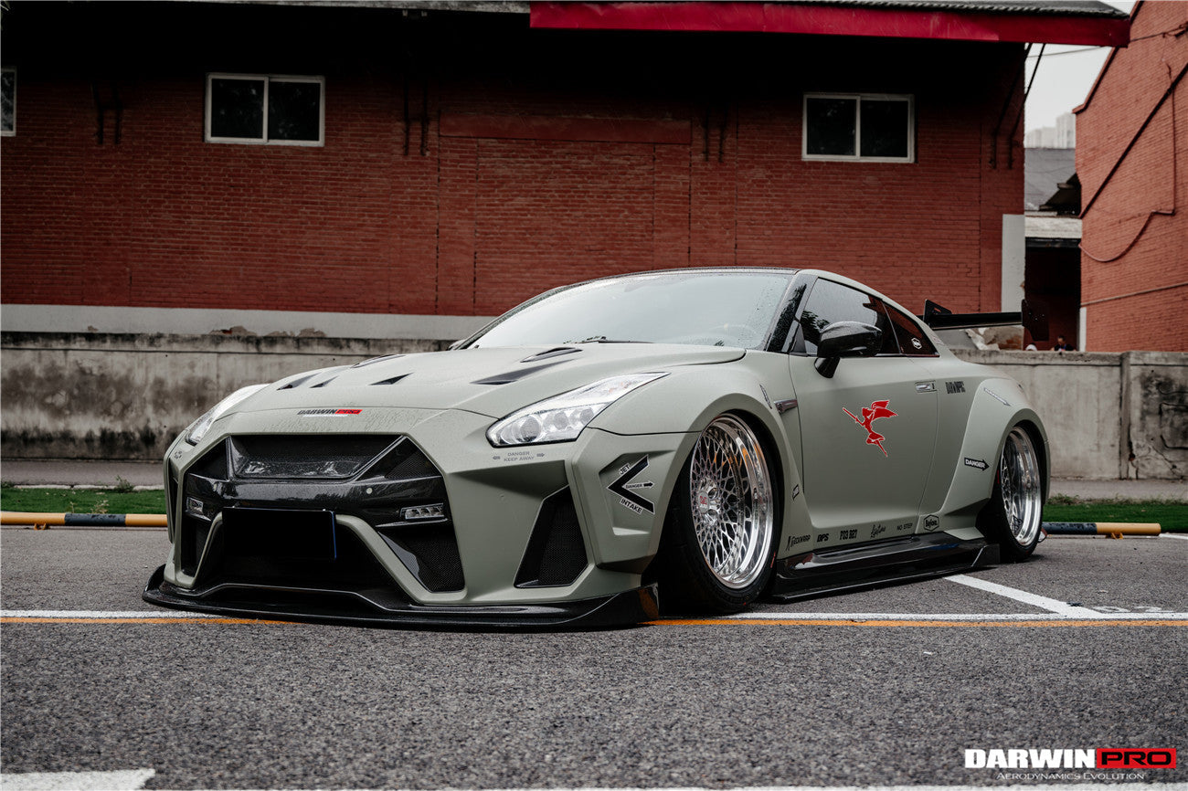 DarwinPRO BKSSII Style Partial Carbon Fiber Full Wide Body Kit | 2008-2023 Nissan GTR R35