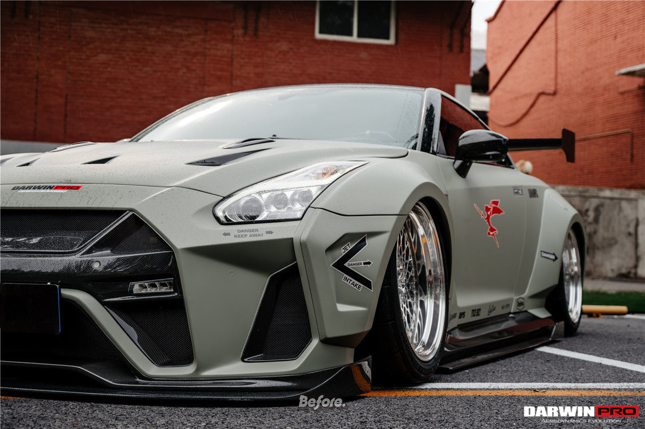 DarwinPRO BKSSII Style Front Bumper | 2008-2023 Nissan GTR R35