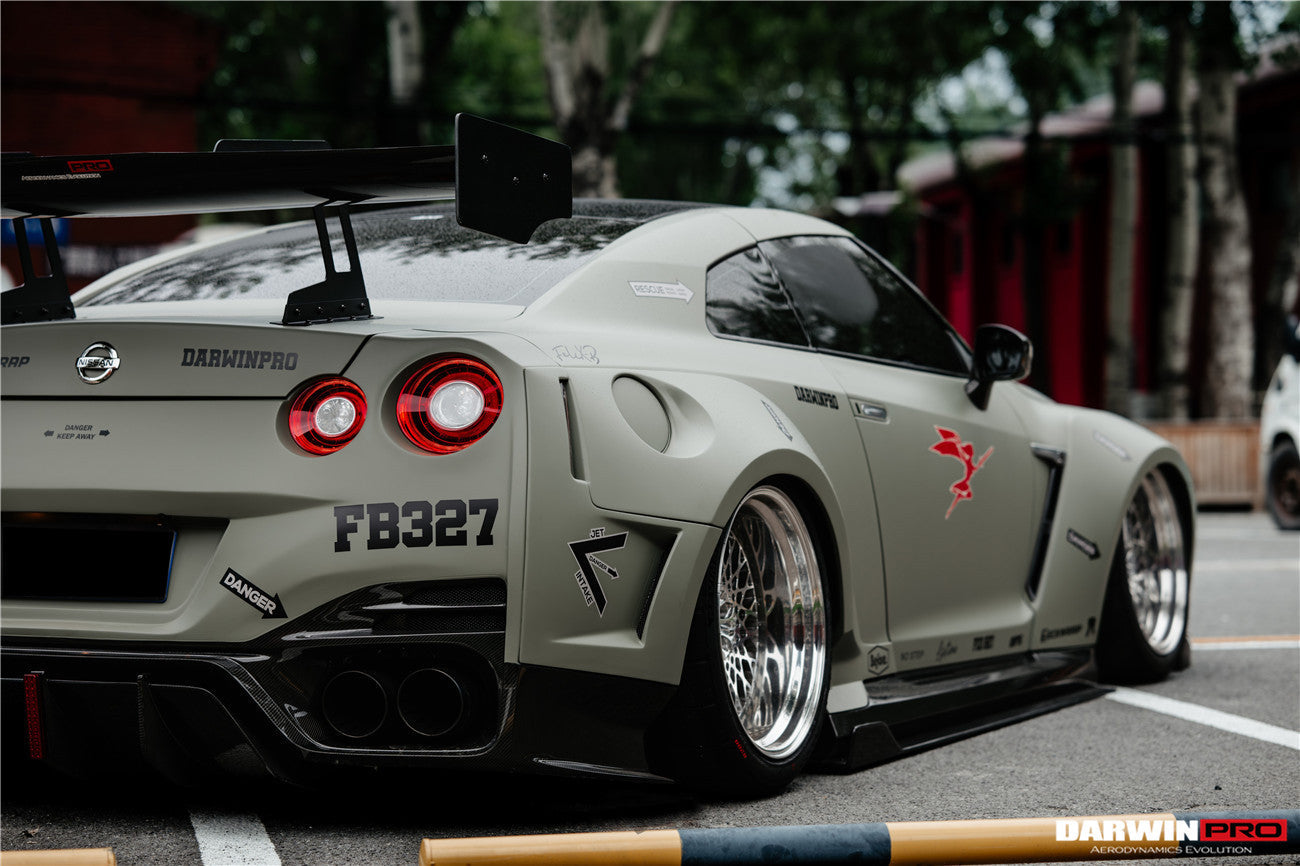 DarwinPRO BKSSII Style Partial Carbon Fiber Full Wide Body Kit | 2008-2023 Nissan GTR R35