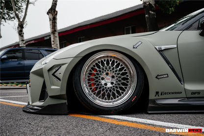 DarwinPRO BKSSII Style Partial Carbon Fiber Full Wide Body Kit | 2008-2023 Nissan GTR R35
