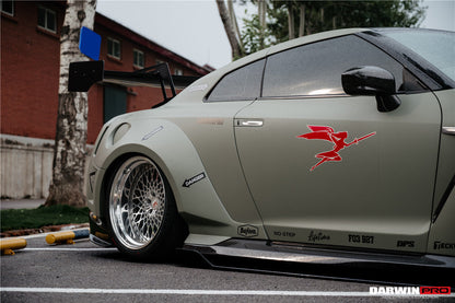 DarwinPRO BKSSII Style Partial Carbon Fiber Full Wide Body Kit | 2008-2023 Nissan GTR R35