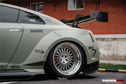 DarwinPRO BKSSII Style Partial Carbon Fiber Full Wide Body Kit | 2008-2023 Nissan GTR R35