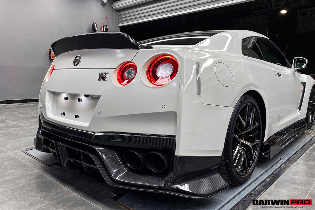 DarwinPRO 2008-2023 Nissan GTR R35 CBA DBA EBA BKSS Style Carbon Fiber Trunk Spoiler