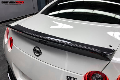 DarwinPRO 2008-2023 Nissan GTR R35 CBA DBA EBA BKSS Style Carbon Fiber Trunk Spoiler