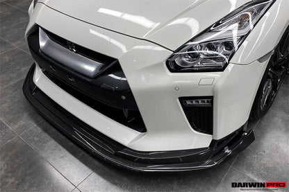 DarwinPRO 2017-2023 Nissan GTR R35 EBA BKSS Style Carbon Fiber Front Lip