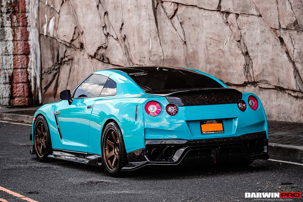 Difusor trasero de fibra de carbono DarwinPRO 2017-2023 Nissan GTR R35 EBA BKSS