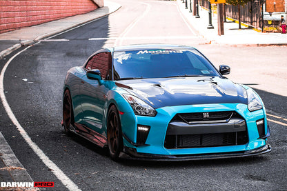 DarwinPRO 2017-2023 Nissan GTR R35 EBA BKSS Style Carbon Fiber Front Lip