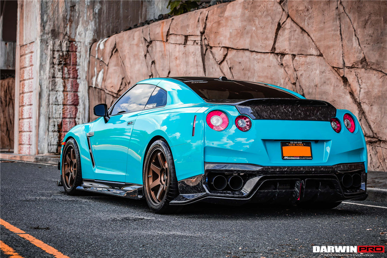 Difusor trasero de fibra de carbono DarwinPRO 2017-2023 Nissan GTR R35 EBA BKSS