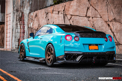 Difusor trasero de fibra de carbono DarwinPRO 2017-2023 Nissan GTR R35 EBA BKSS