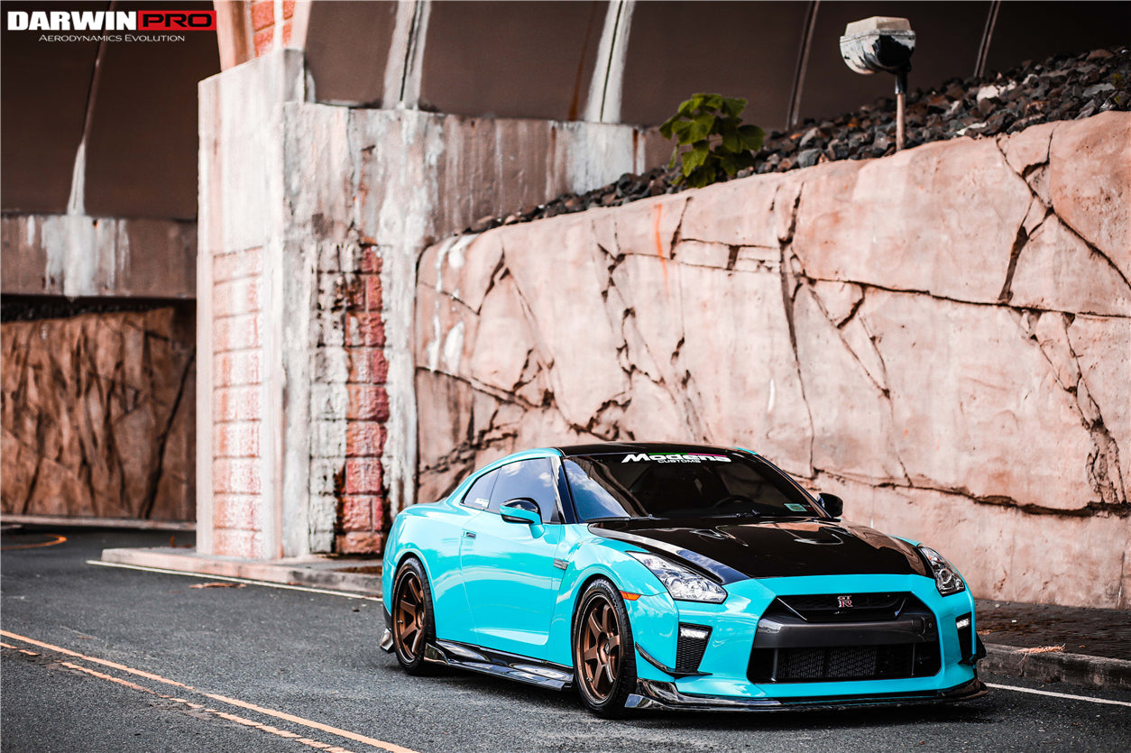 DarwinPRO 2017-2023 Nissan GTR R35 EBA BKSS Style Carbon Fiber Front Lip