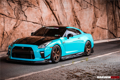 DarwinPRO 2017-2023 Nissan GTR R35 EBA BKSS Style Carbon Fiber Front Lip