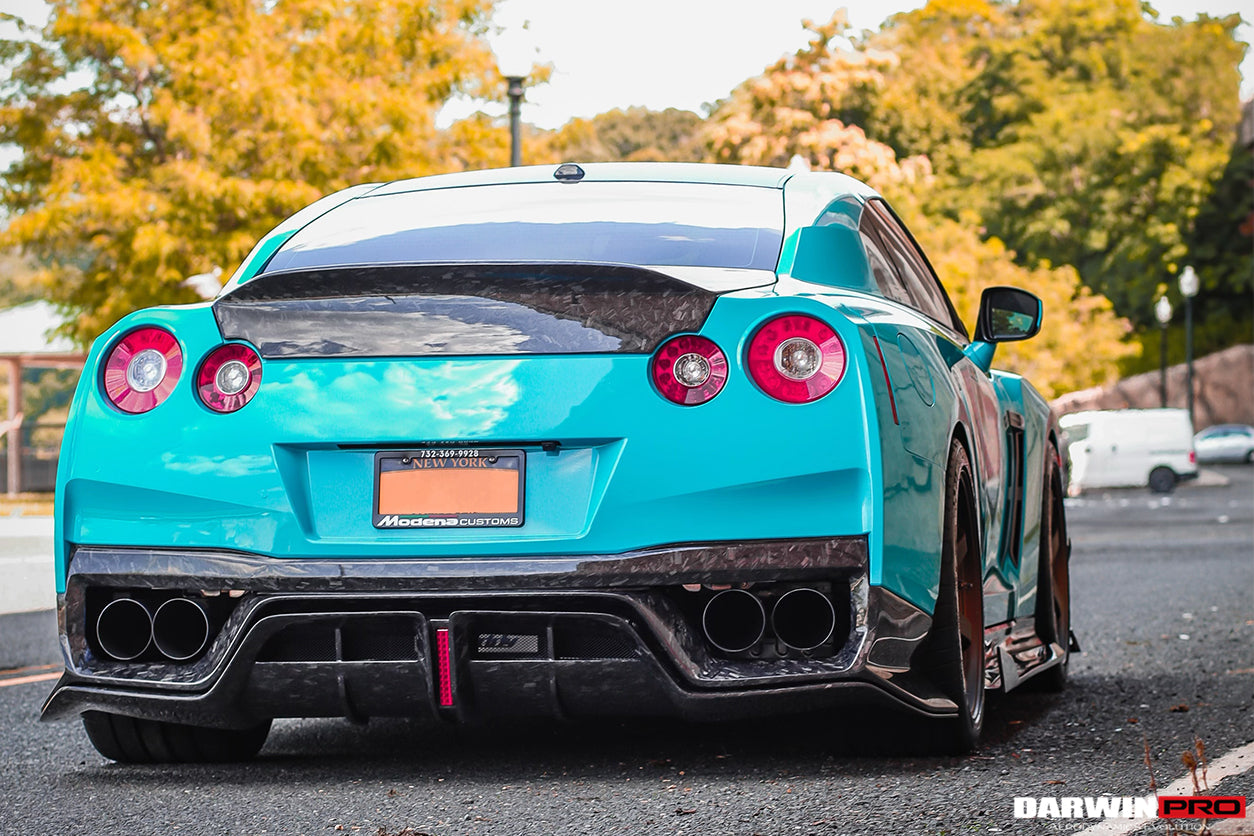 Difusor trasero de fibra de carbono DarwinPRO 2017-2023 Nissan GTR R35 EBA BKSS