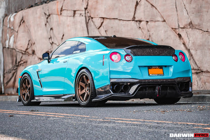 Difusor trasero de fibra de carbono DarwinPRO 2017-2023 Nissan GTR R35 EBA BKSS