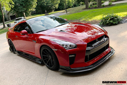 Faldones laterales de fibra de carbono DarwinPRO para Nissan GTR R35 EBA BKSS (2008-2023)