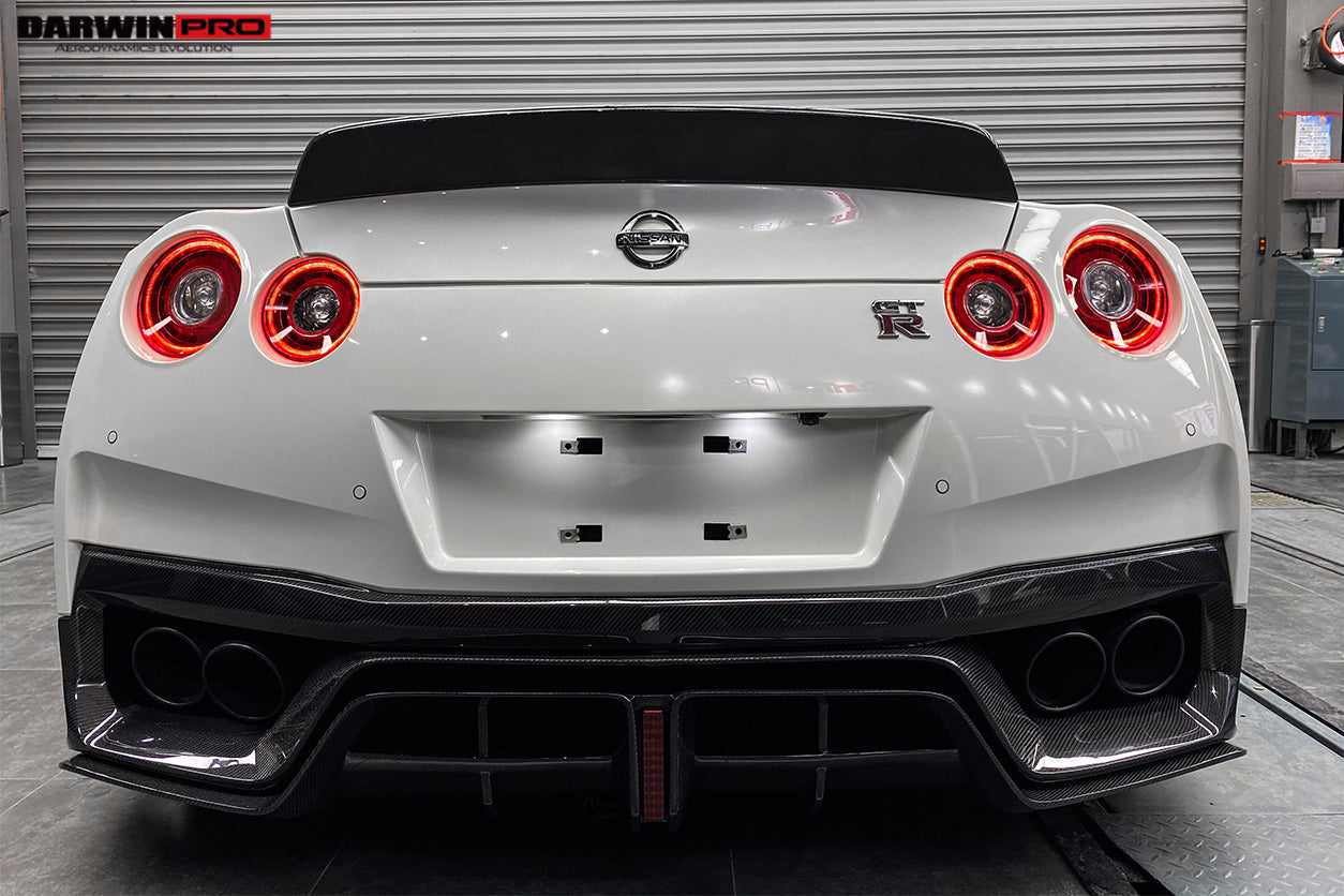 DarwinPRO 2008-2023 Nissan GTR R35 CBA DBA EBA BKSS Style Carbon Fiber Trunk Spoiler